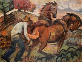 Plow Horses by Glen Allison Ranney