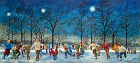 The Skating Pond by Mel Kishner