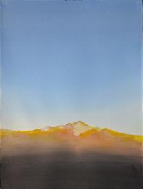 Hood Mountain at Dusk by Christine Buth-Furness