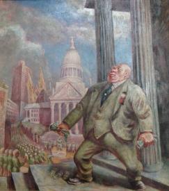 Fat Cat - I am a Patriot by Robert Hodgell