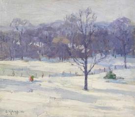 Nine Mile Farm (Winter) by Armin O. Hansen