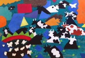 Geometric Cows by Schomer Lichtner