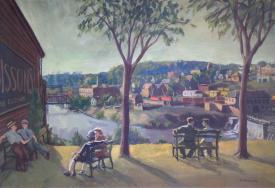 Above the Dam by Gerrit Sinclair