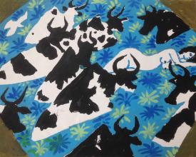 Cows with Nude by Schomer Lichtner