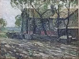 Untitled (Rustic Scene) by Gustave Moeller