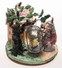 Hansel and Gretel at the Witch's House (From the Grimm Series) by Darlene Wesenberg Rzezotarski