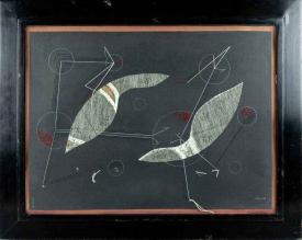 Untitled Abstract (Two Birds) by Lucia Stern
