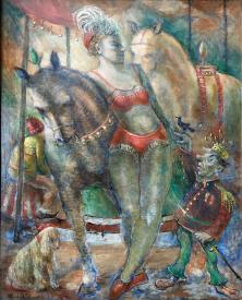 Circus Scene by Roland Stebbins