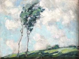 Landscape with Tree by Emily Groom