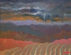 Untitled (Evening Landscape) by Jo Gross