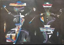 Untitled (Two Musicians) by Lucia Stern