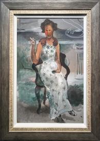 Lady Smoking by Floyd Pauley