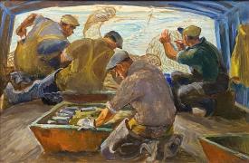 Putting out the Perch Nets by Robert von Neumann