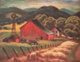 Barn Landscape by Lois Ireland