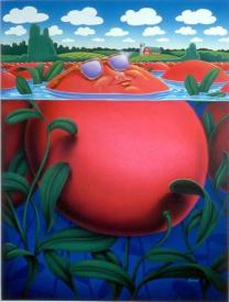 Cool Cranberry Float by Thomas Buchs