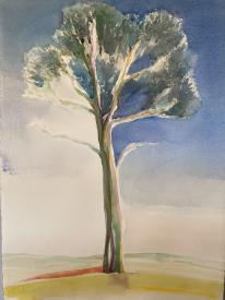 Blue Backed Tree by Christine Buth-Furness