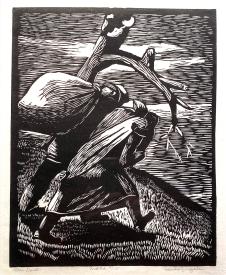 Air Raid (print) by Santos Zingale