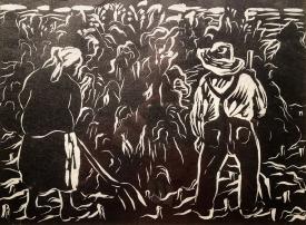 Farmers in the Corn by Schomer Lichtner