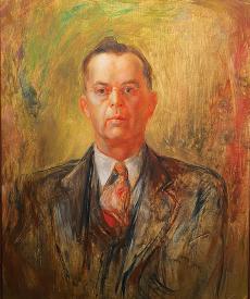 Portrait of Forrest's Uncle (Wesley Porter Flower) by Forrest Flower