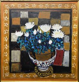 Carnations Floral by Helen Olney