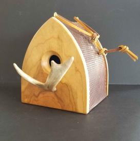Nuthatch - Titmouse Birdhouse by Al Buss