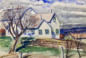 White Cottage by Emily Groom