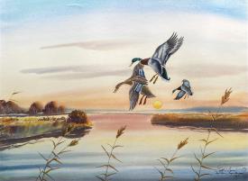 Settin' Down by Clarence Boyce Monegar