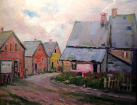 Jones Island Fishing Shacks by Paul Hammersmith