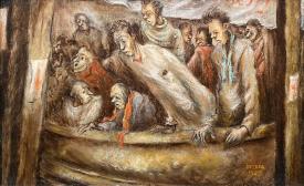 At the wrestling Match by Alfred Sessler
