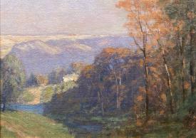 Fall Landscape by Franz Biberstein