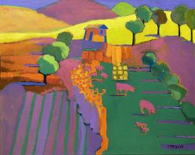 Pigs of Portugal by Leslie Trewyn