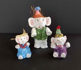 Elephant Family (Set of 3) by Darlene Wesenberg Rzezotarski