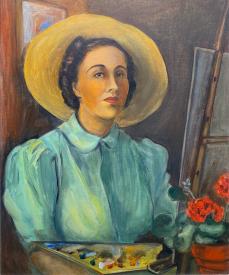 Self-Portrait H.S. Moynihan by H. S. (Helen) Moynihan