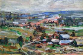 Cedar Lake, Kettle Moraine Landscape by Hans Stoltenberg