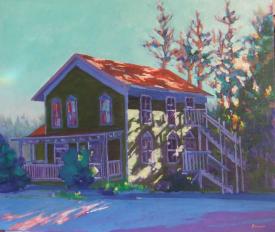 Rowley's Bay Staff House III by Chuck Bauer