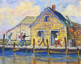 Leland, MI by Agnes Florence Wainwright