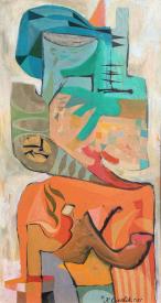 Untitled - Abstracted Person by Ralph Cieslik
