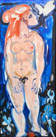 Nude with Butterfly by Schomer Lichtner