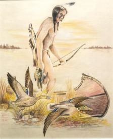 Duck Hunting by Clarence Boyce Monegar