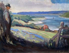Farmer - Mississippi River by Florence Furst