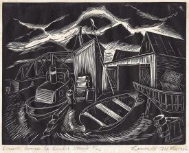 Dawn Comes to Becher Street by Lowell Merritt Lee