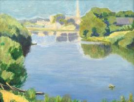 Cedarburg River and Mill by Chris (Christian) Olson