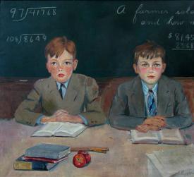 2 School Boys by Florence Furst