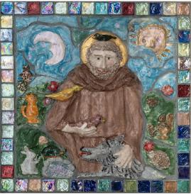 St. Francis by Darlene Wesenberg Rzezotarski