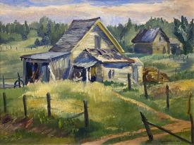 Barn on the Outskirts of Town by Tom Dietrich