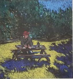 Sophie in Whitnal Park by Mary Theisen - Helm