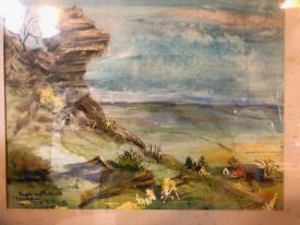Profile on Plattville Mound by Mary Hoard