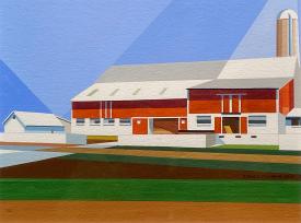Amish Farmscape #2 by Edmund Lewandowski