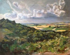 Kansas Summer Landscape by Robert Hodgell