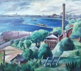 Milwaukee Shoreline by Willhelm (Willi) Knapp